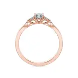 Pierścionek z różowego złota z diamentami AJPZ_084